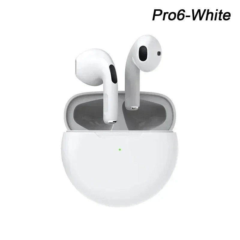 Wireless Bluetooth Earbuds Pro 6 with Touch Control & Deep Bass - Vélanoworld