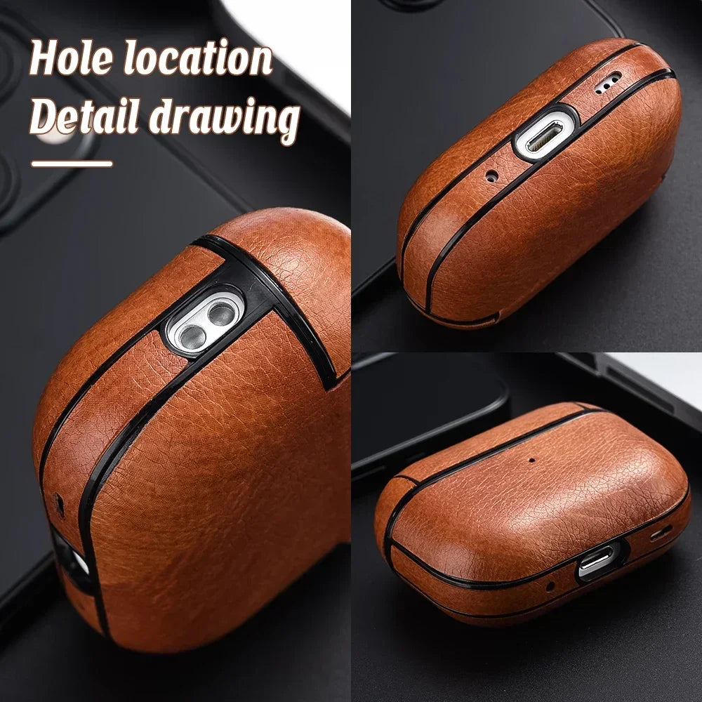 Leather Business AirPods Case - Vélanoworld