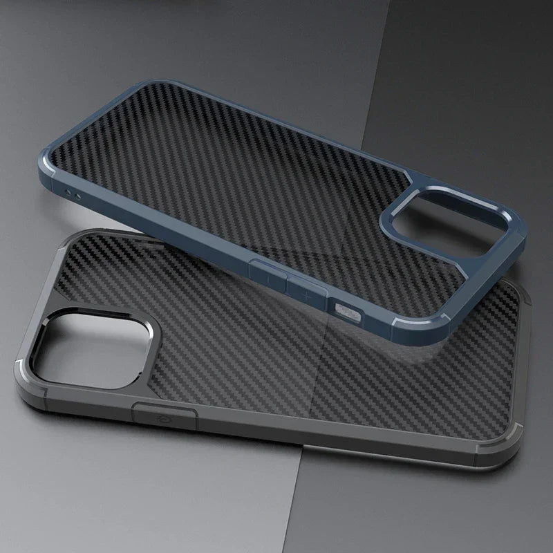 Luxury Carbon Fibre Shockproof iPhone Case - Vélanoworld