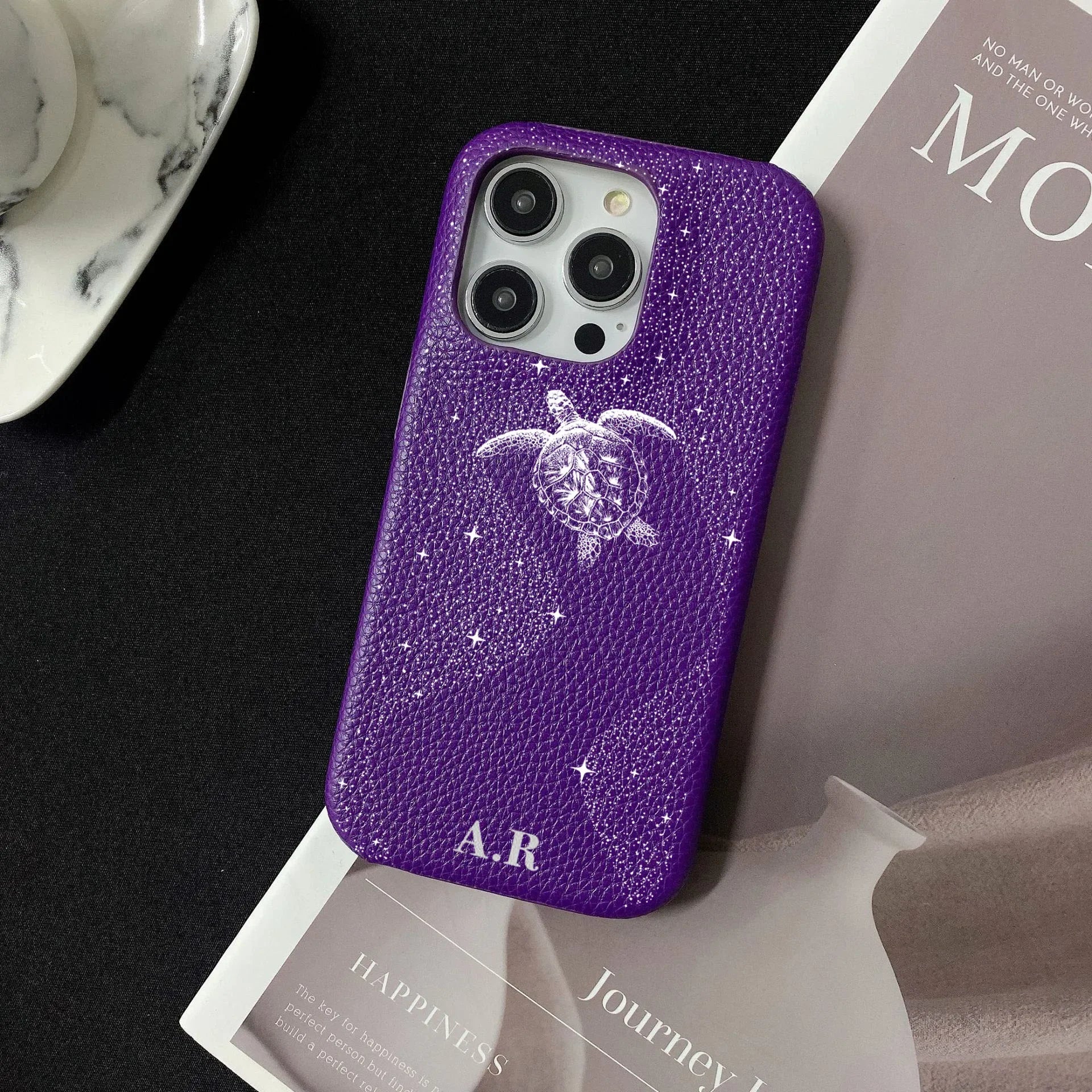 Personalised Leather iPhone Case - Vélanoworld