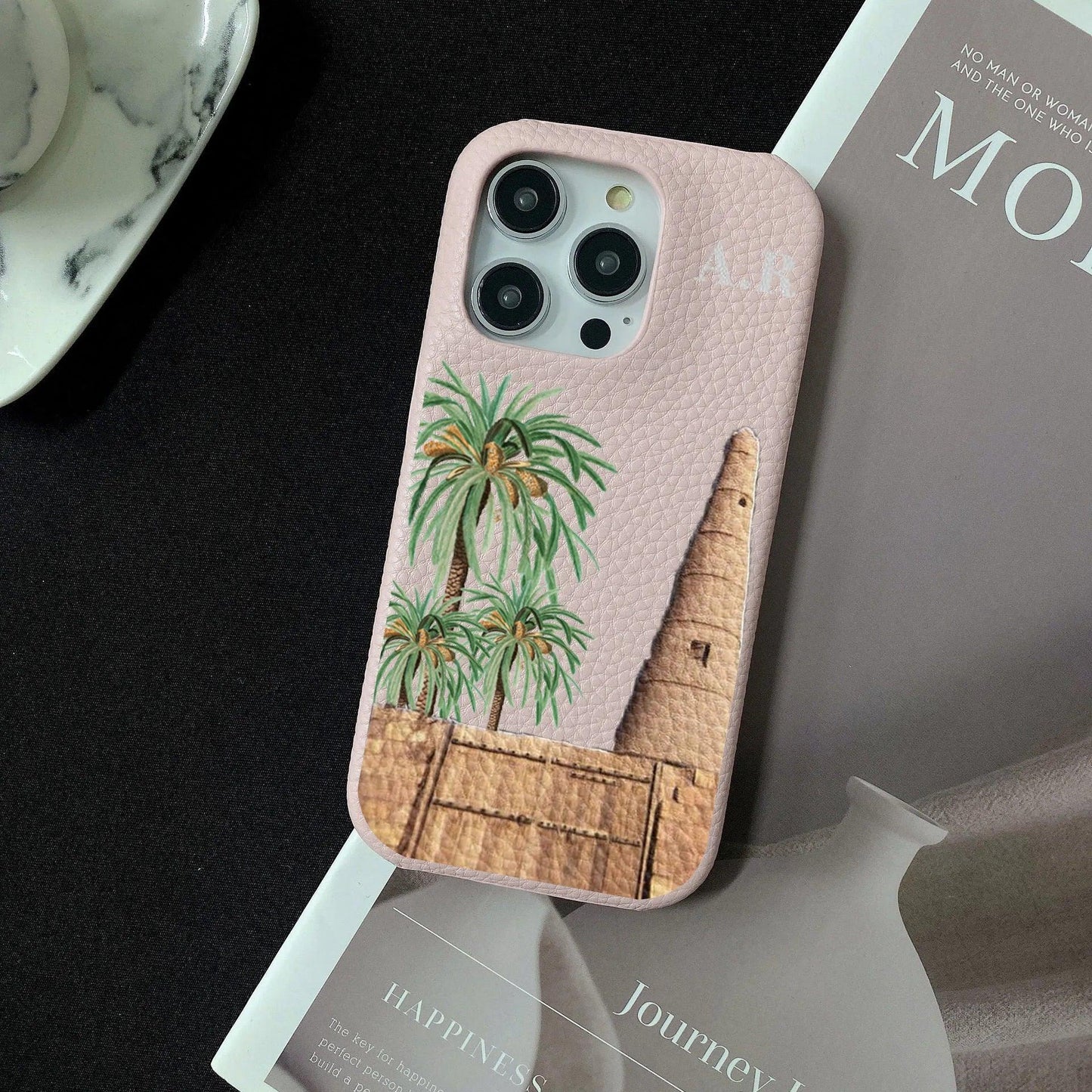 Personalised Initial Leather Case - Vélanoworld
