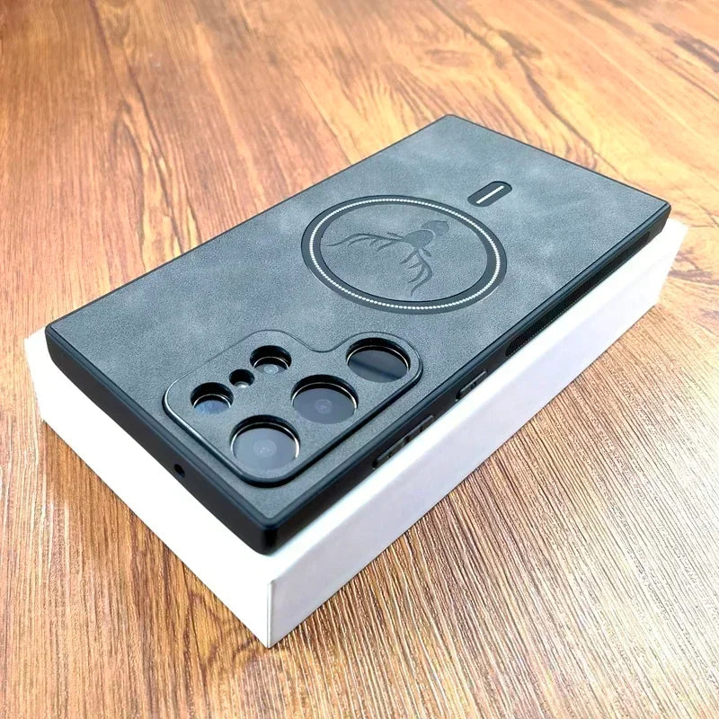 Luxury Leather Samsung Galaxy Case - Vélanoworld