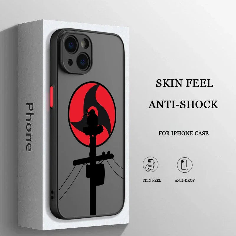 Naruto - Frosted Matte Black Phone Case - Vélanoworld