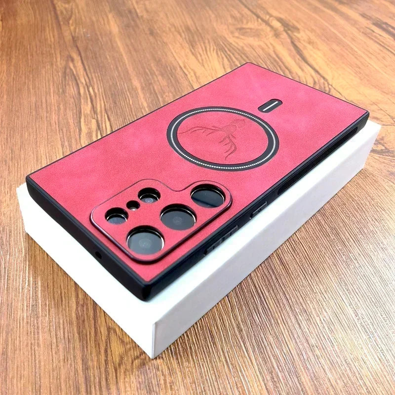 Luxury Leather Samsung Galaxy Case - Vélanoworld