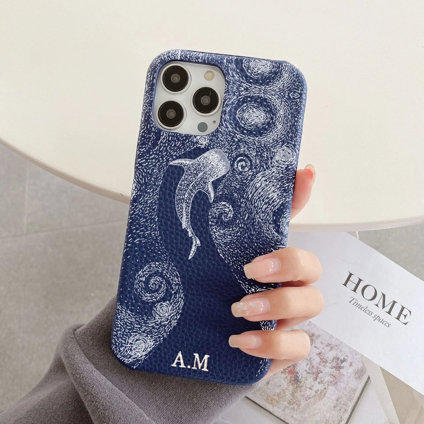 Personalised Leather iPhone Case - Vélanoworld