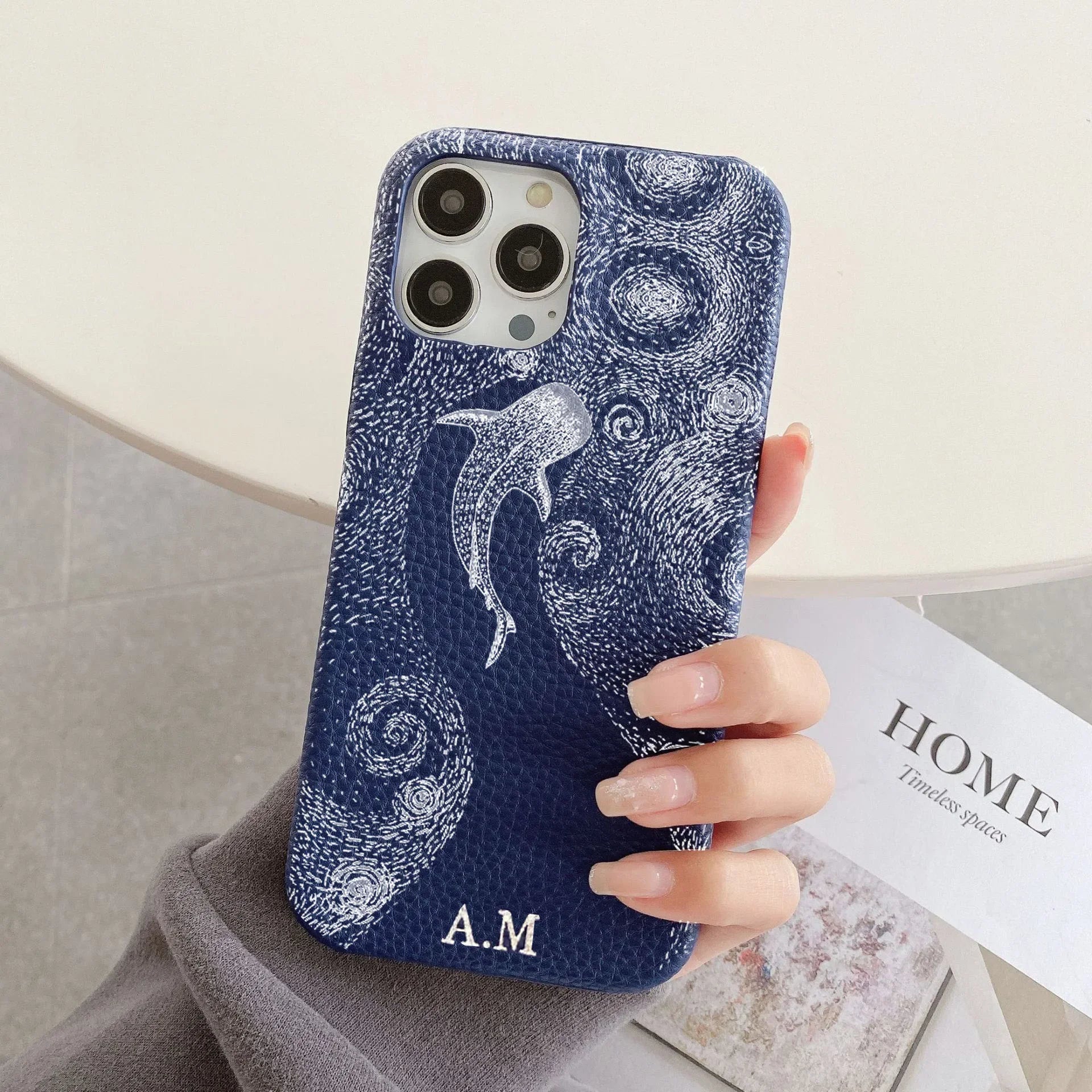 Personalised Leather iPhone Case - Vélanoworld