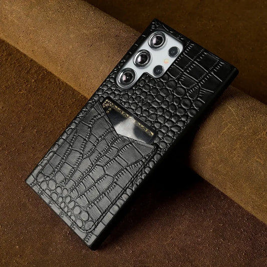 Premium Genuine Leather Samsung Galaxy Case - Vélanoworld