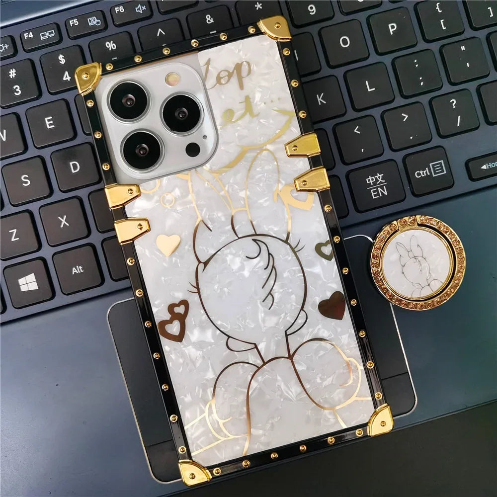 Gold Plating Duck Mouse Bling iPhone Case - Vélanoworld