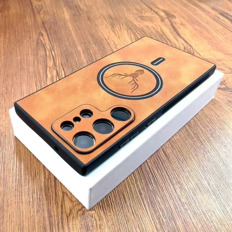 Luxury Leather Samsung Galaxy Case - Vélanoworld