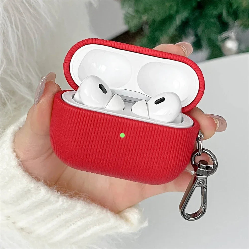 Luxury Personalised Leather AirPods Case - Vélanoworld