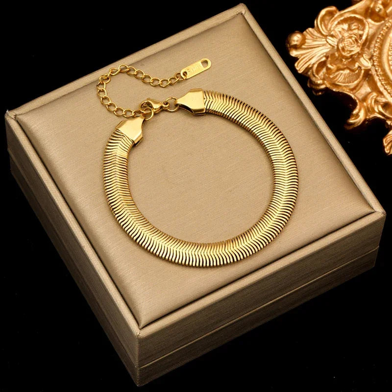 Stainless Steel Chain Link Bracelets - Vélanoworld