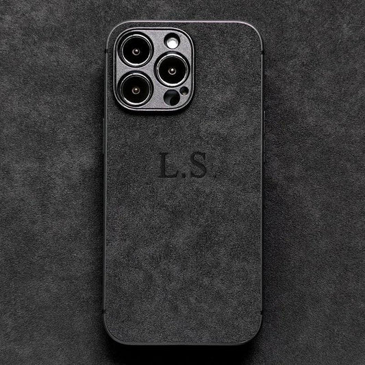 Personalised Suede iPhone Case - Vélanoworld