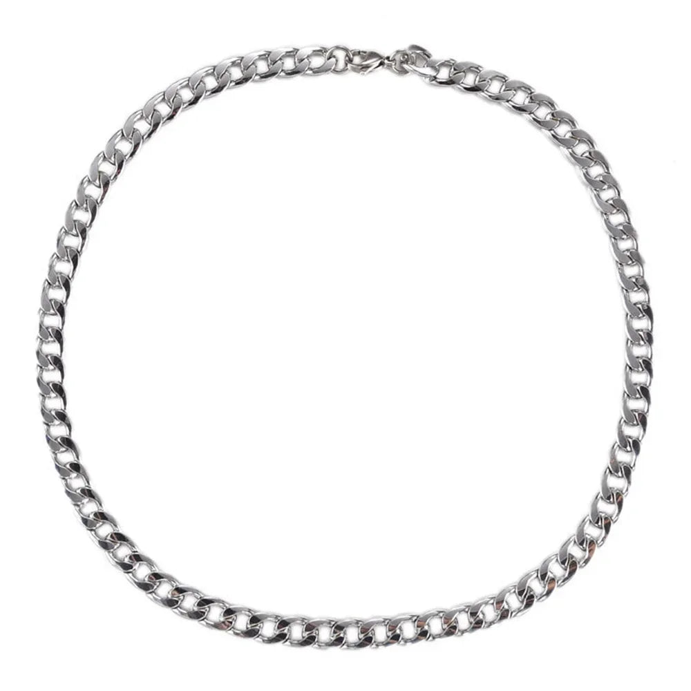Stainless Steel Cuban Chain Necklace - Vélanoworld