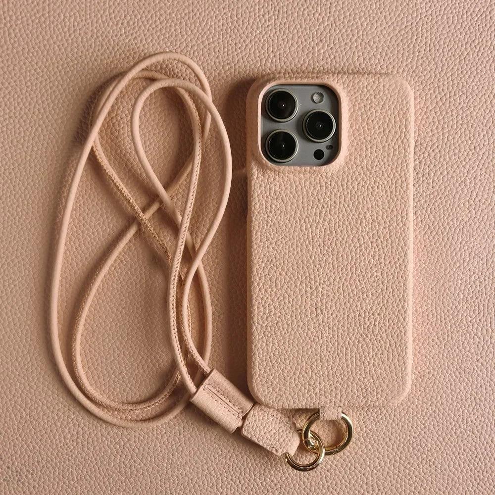 Leather Crossbody iPhone Case - Vélanoworld