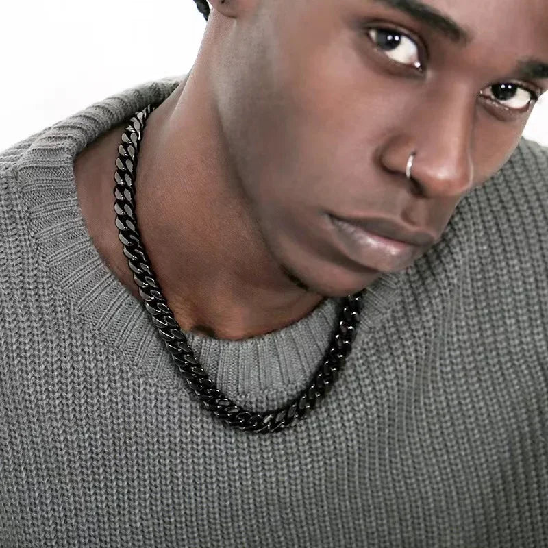 Stainless Steel Curb Cuban Necklaces - Vélanoworld