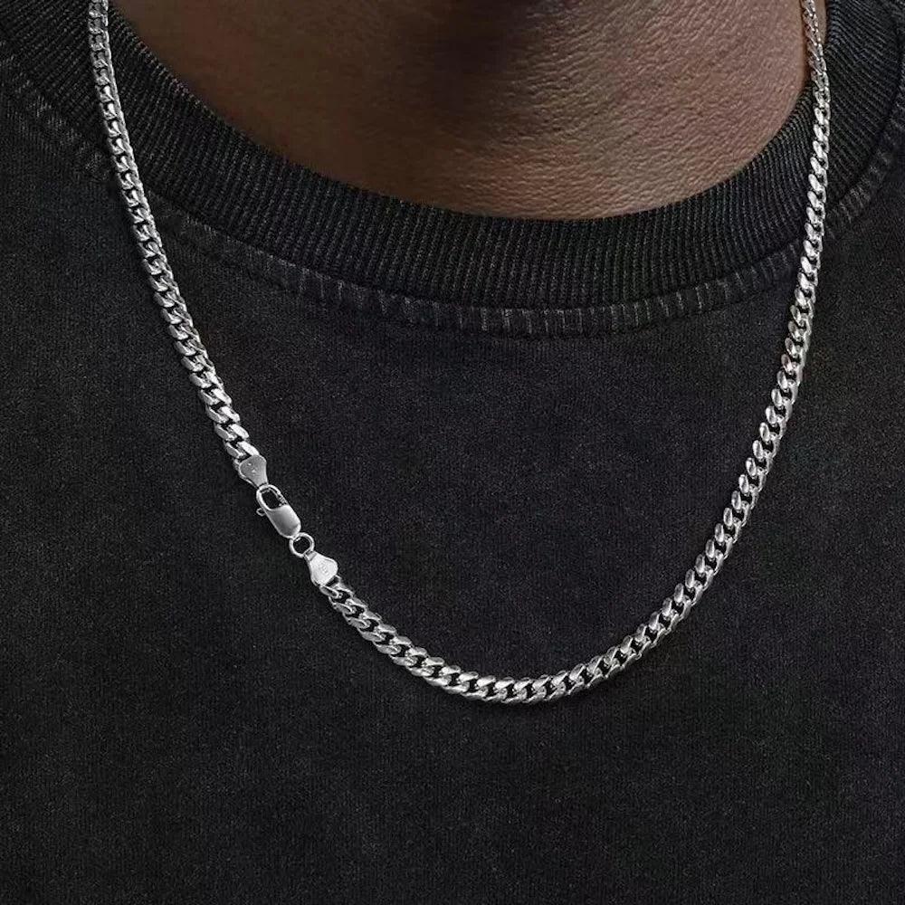 Punk Stainless Steel Curb Cuban Necklaces - Vélanoworld