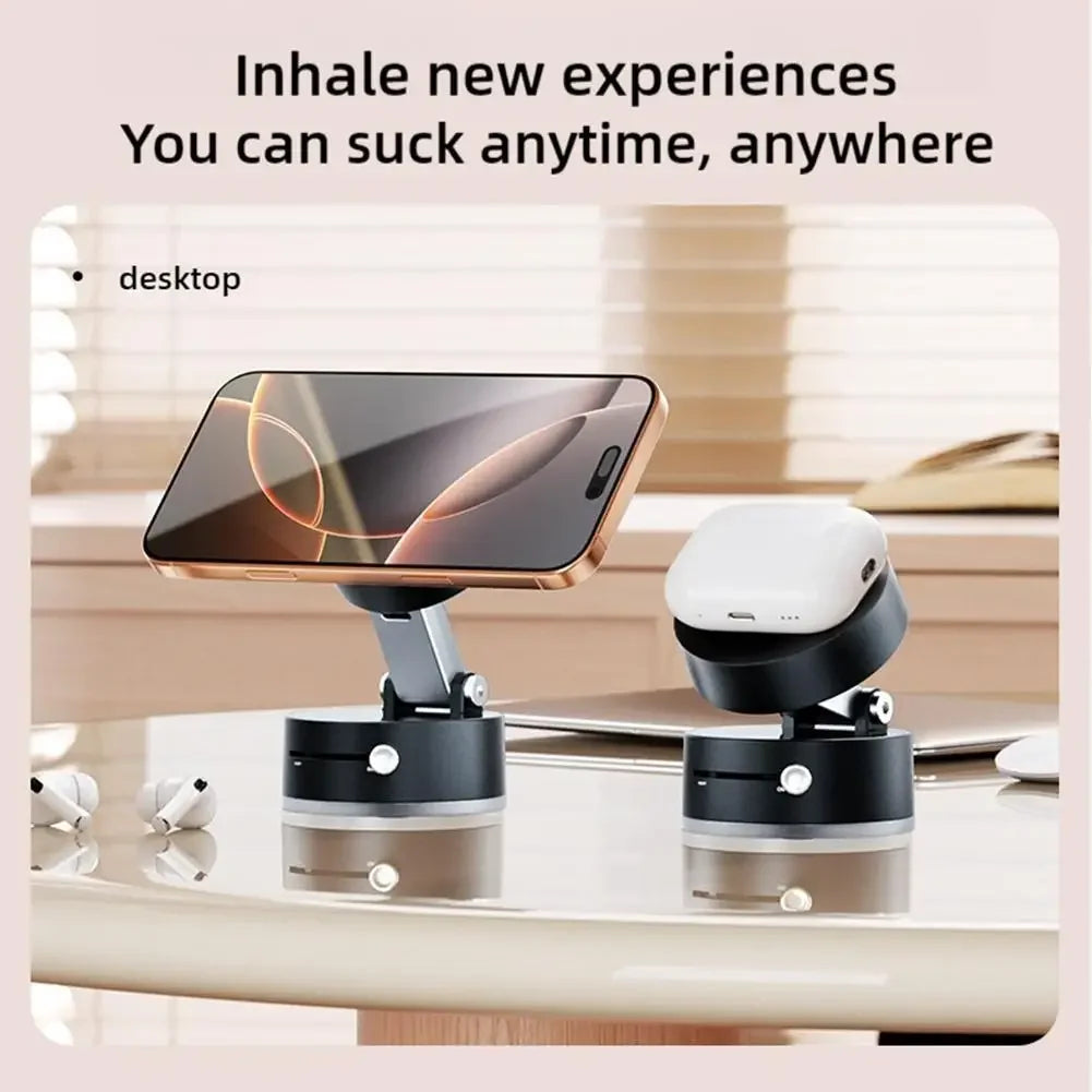 Multi-Functional Suction Phone Holder – Adjustable, Anti-Slip, Foldable - Vélanoworld