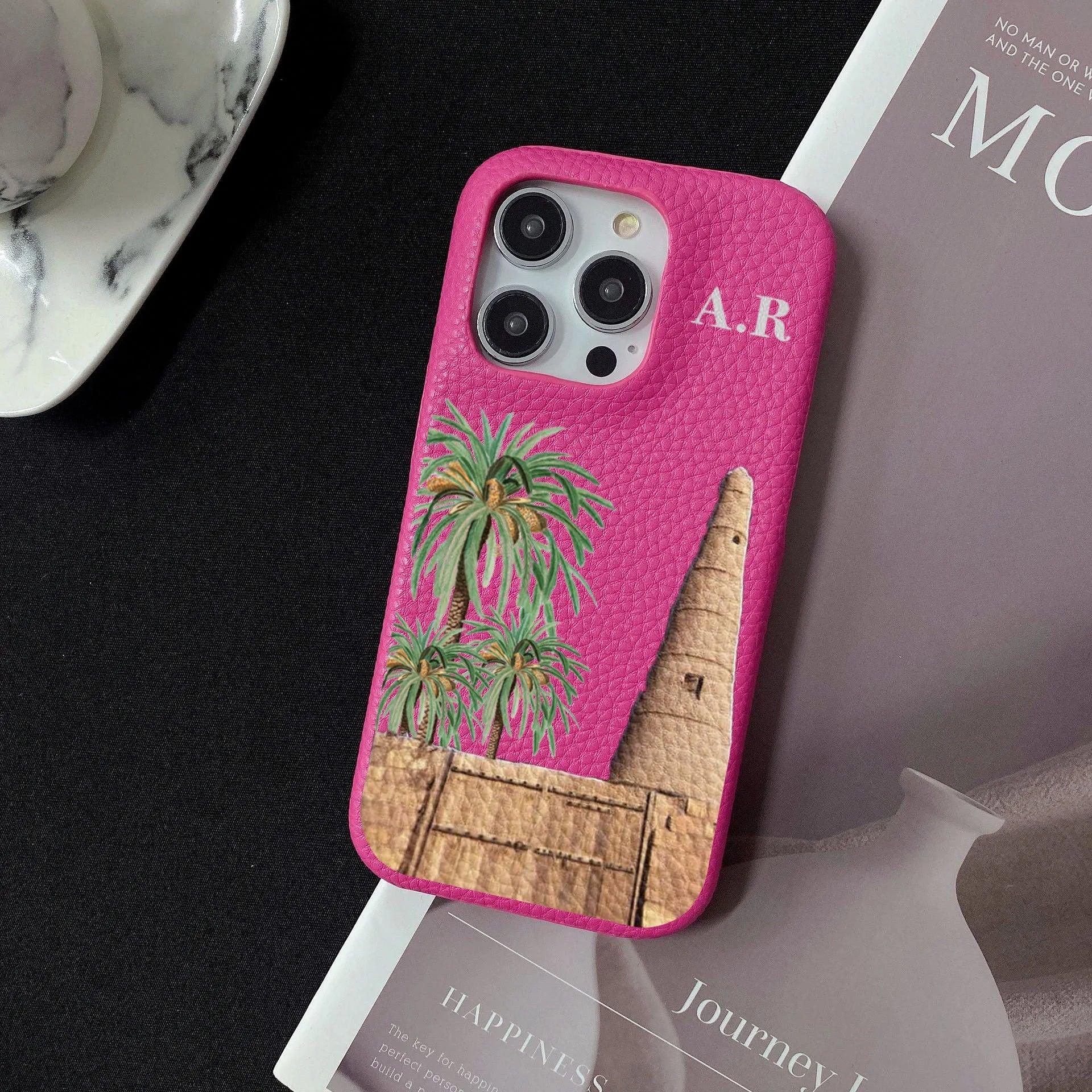 Personalised Initial Leather Case - Vélanoworld