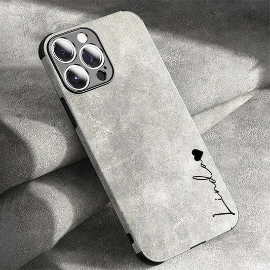 Personalised lamskin iPhone Case - Vélanoworld