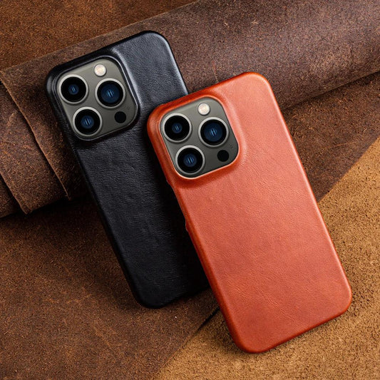 Genuine Leather iPhone Case - Vélanoworld