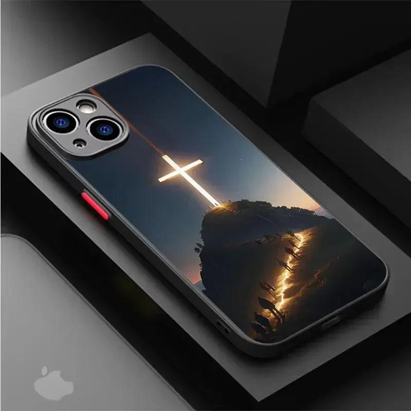 Catholic Themed Phone Case - Jesus Cross Phone Cover