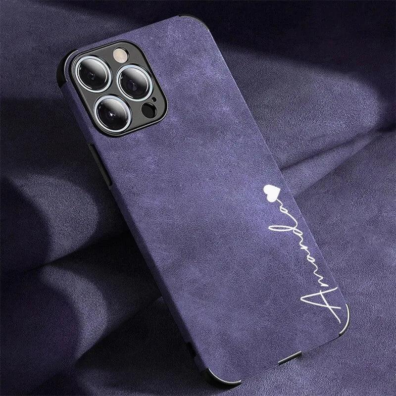 Personalised lamskin iPhone Case - Vélanoworld