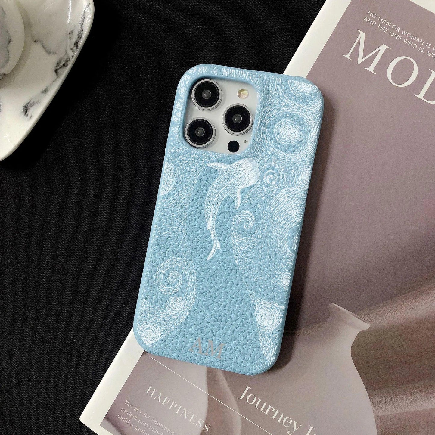 Personalised Leather iPhone Case - Vélanoworld