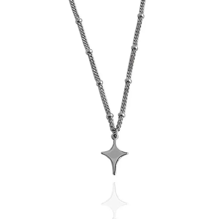 Stainless Steel Star Pendant Necklace - Vélanoworld