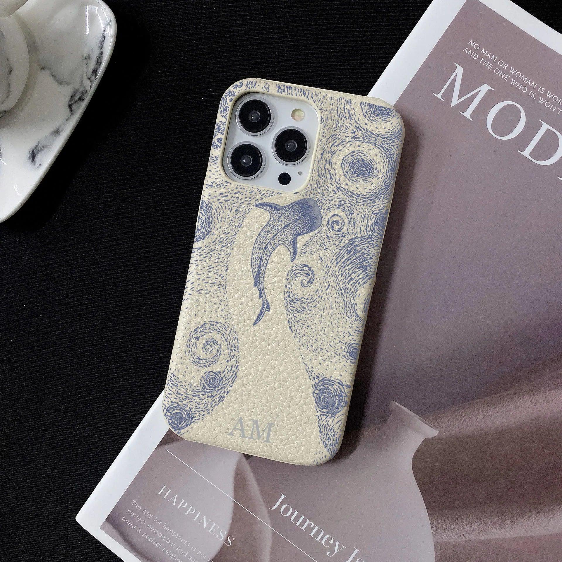 Personalised Leather iPhone Case - Vélanoworld