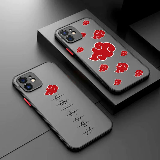 Naruto - Frosted Matte Black Phone Case - Vélanoworld