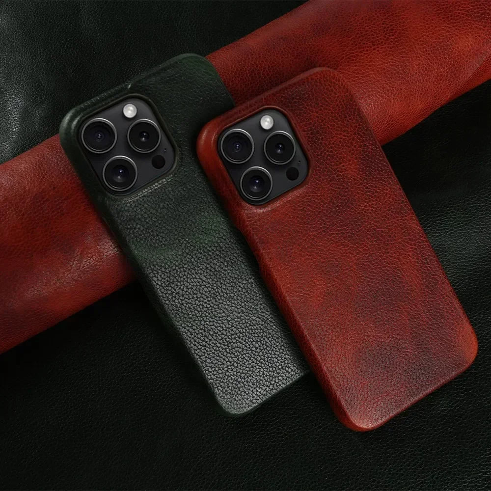 Genuine Leather iPhone Case - Vélanoworld