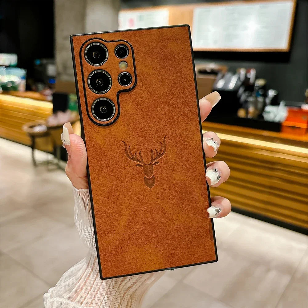 Luxury Leather Samsung Galaxy Case - Vélanoworld