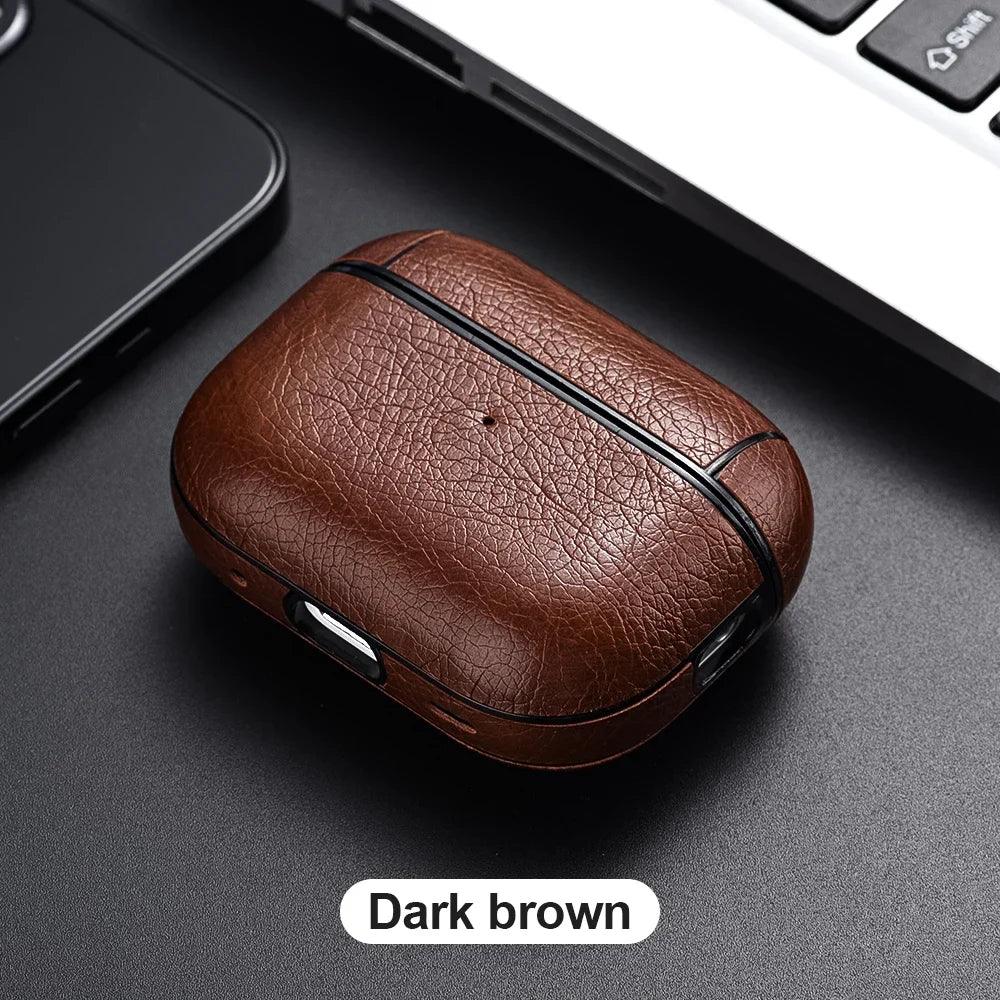 Leather Business AirPods Case - Vélanoworld