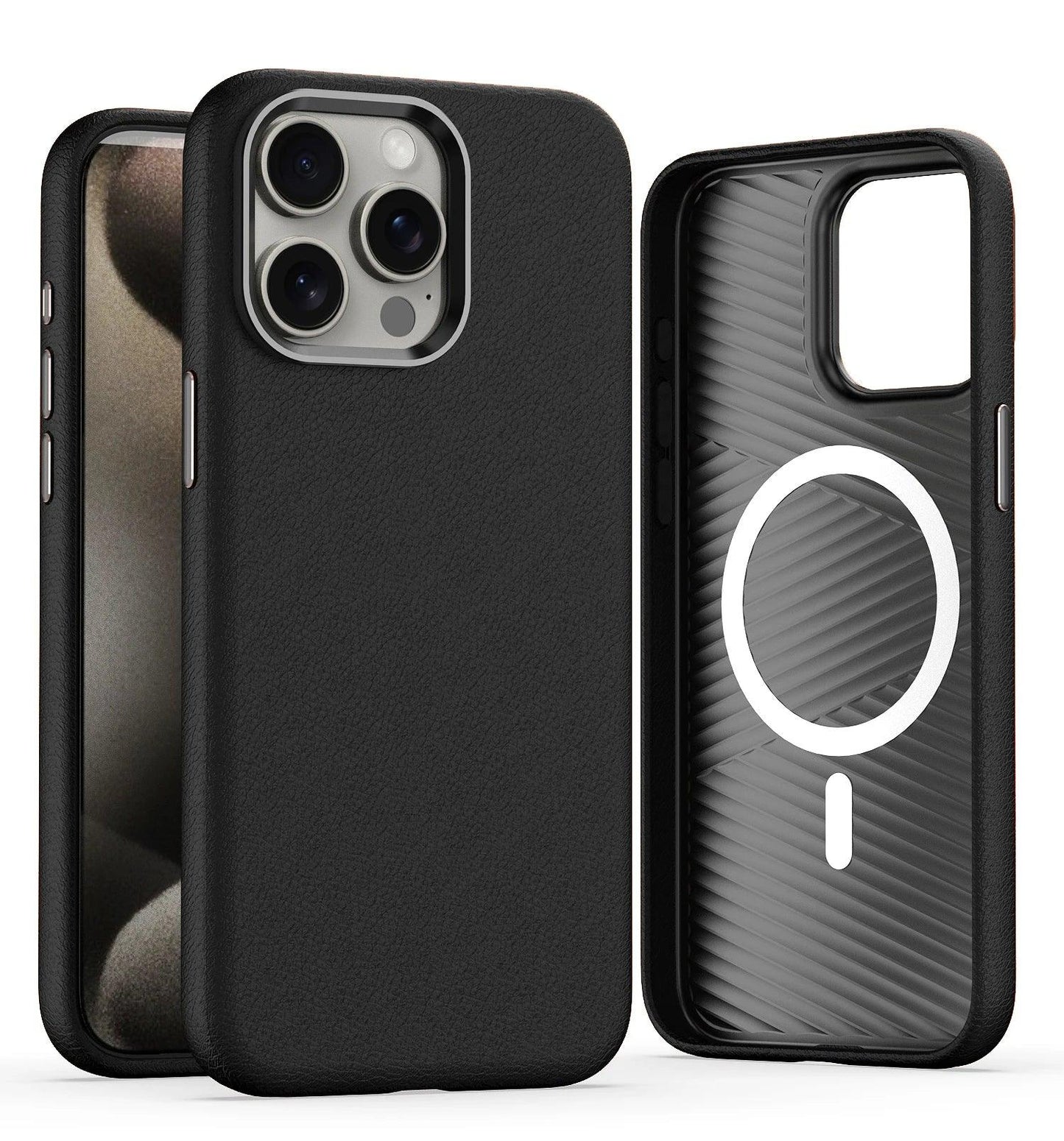 MagSafe Leather iPhone Case - Vélanoworld