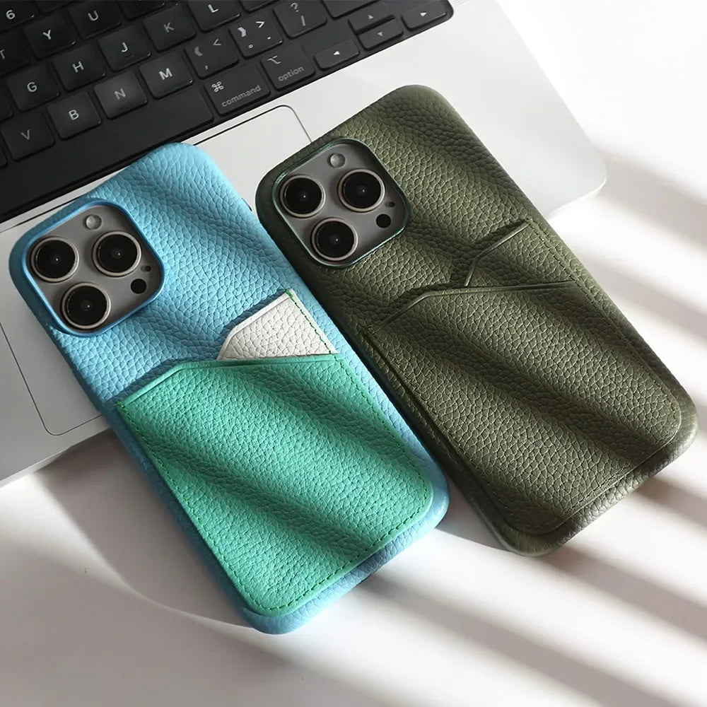 Genuine Leather iPhone Case - Vélanoworld