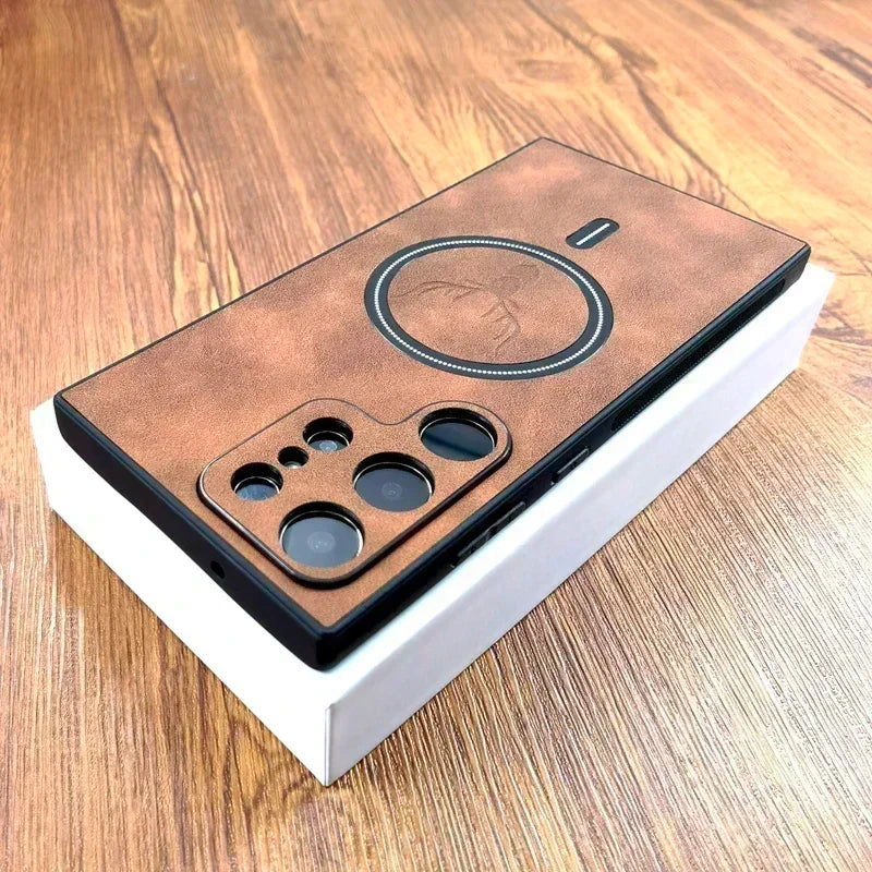 Luxury Leather Samsung Galaxy Case - Vélanoworld