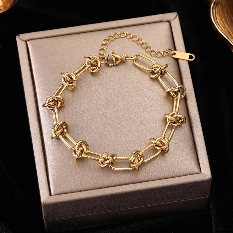 Stainless Steel Chain Link Bracelets - Vélanoworld