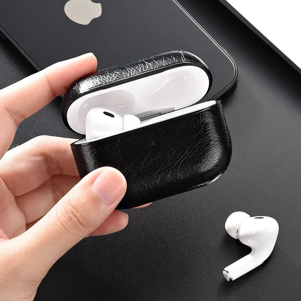 Leather Business AirPods Case - Vélanoworld