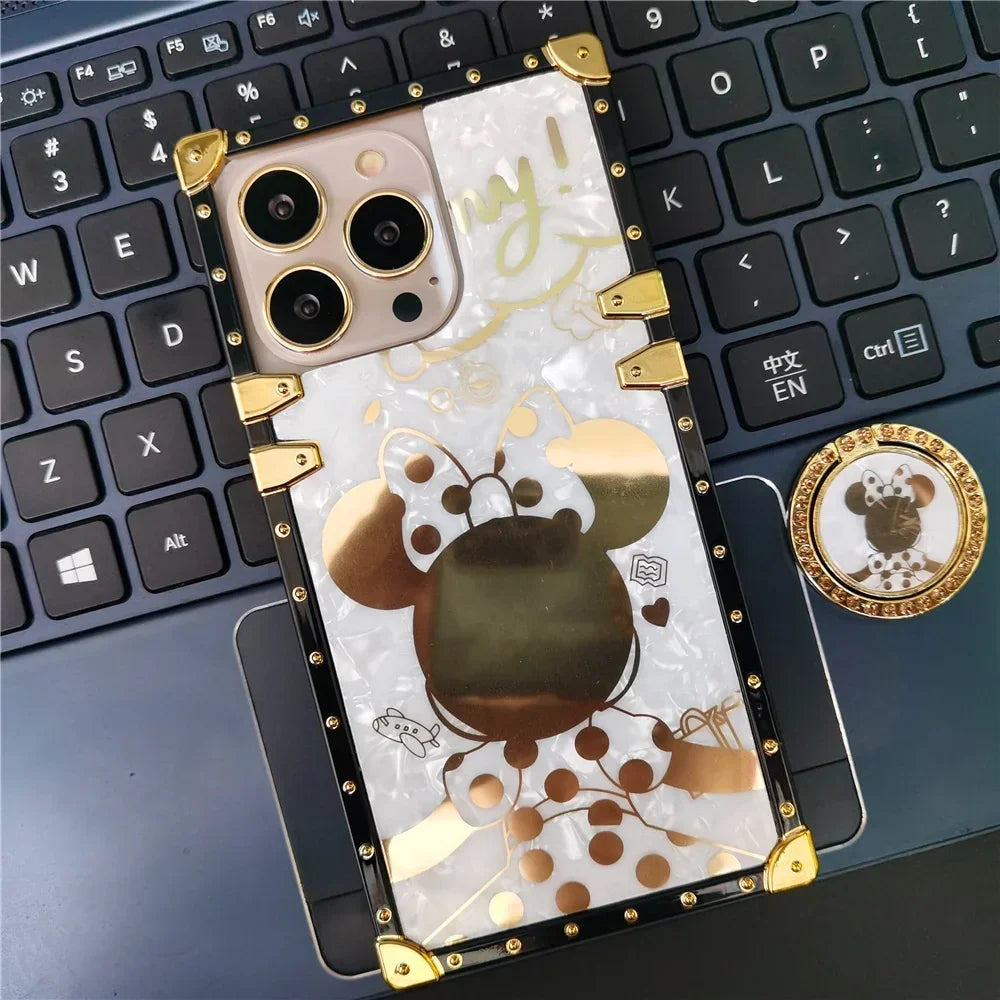 Gold Plating Duck Mouse Bling iPhone Case - Vélanoworld