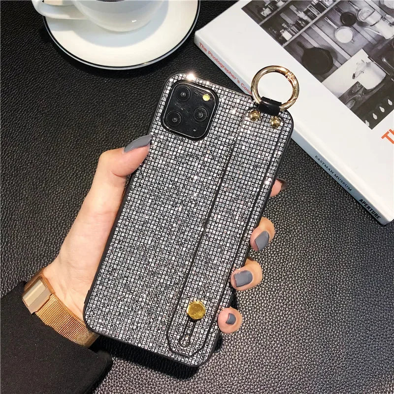 Glitter Phone Case with Ring Holder - Vélanoworld