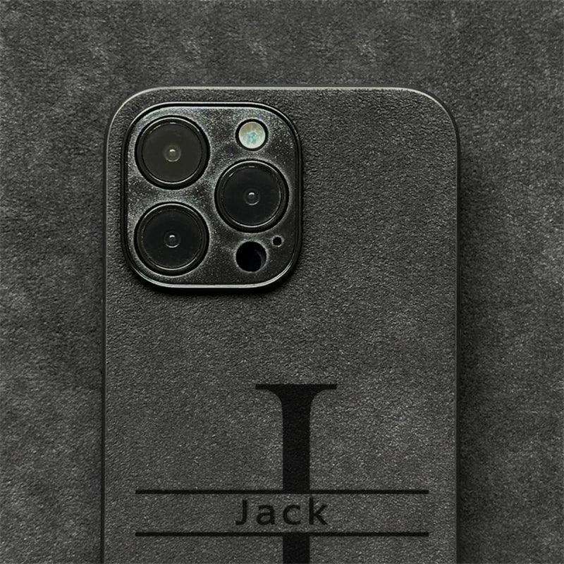 Personalised Sheepskin Leather iPhone Case - Vélanoworld