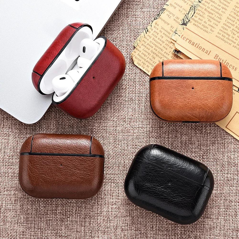 Leather Business AirPods Case - Vélanoworld