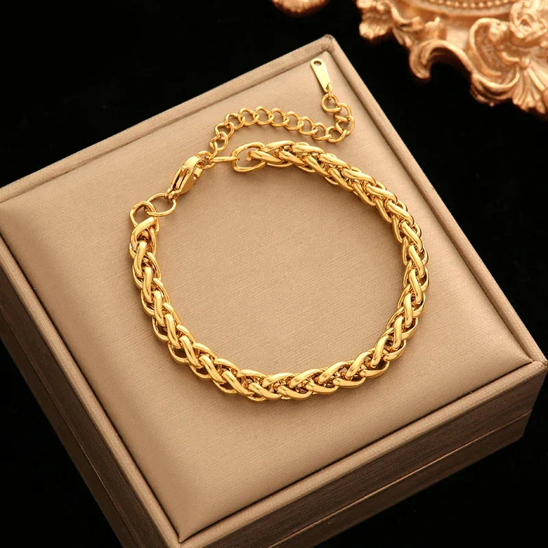 Stainless Steel Chain Link Bracelets - Vélanoworld