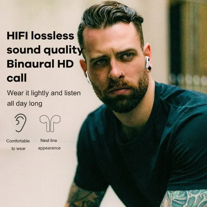 Wireless Bluetooth Earbuds Pro 6 with Touch Control & Deep Bass - Vélanoworld