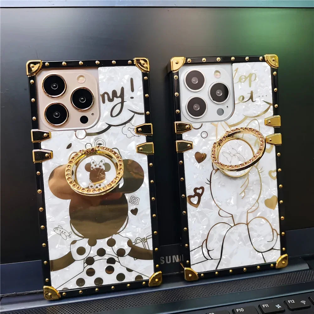 Gold Plating Duck Mouse Bling iPhone Case - Vélanoworld