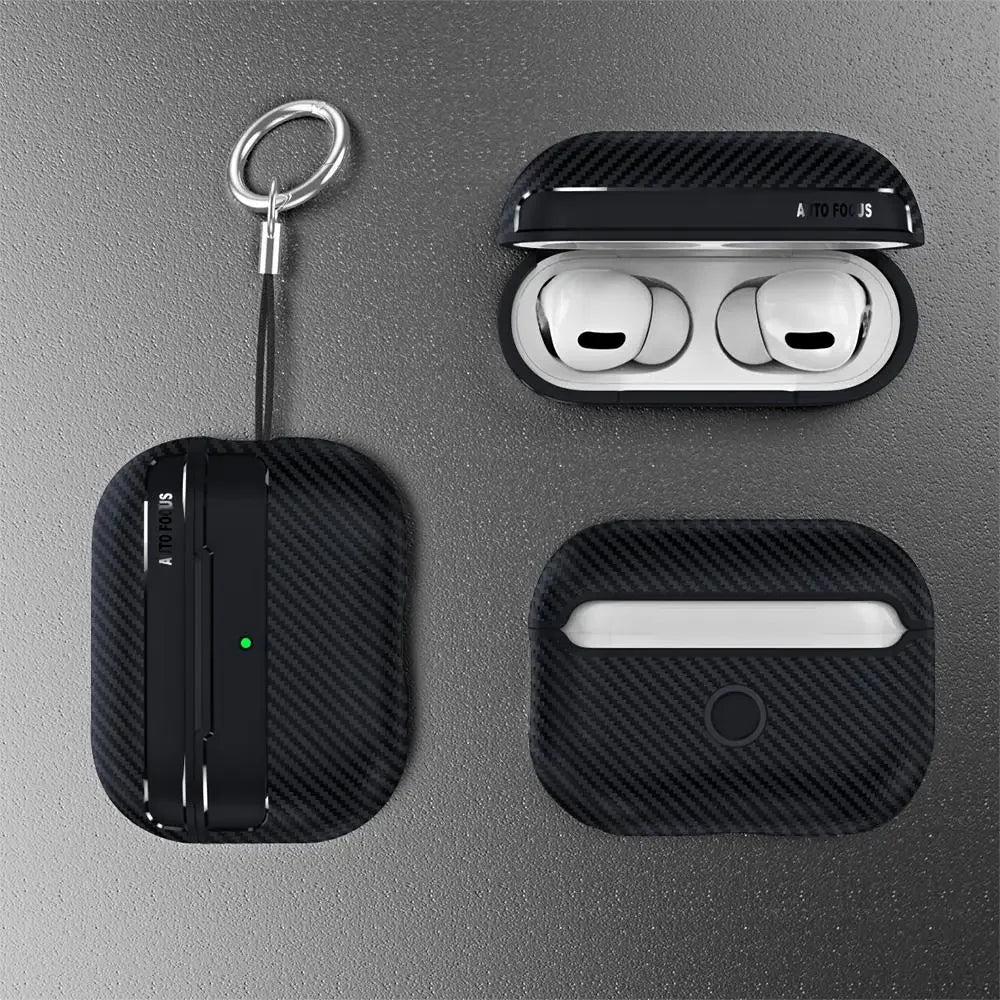 Carbon Fibre Earphone Case for AirPods - Vélanoworld