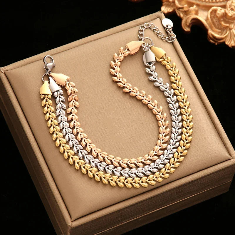 Stainless Steel Chain Link Bracelets - Vélanoworld