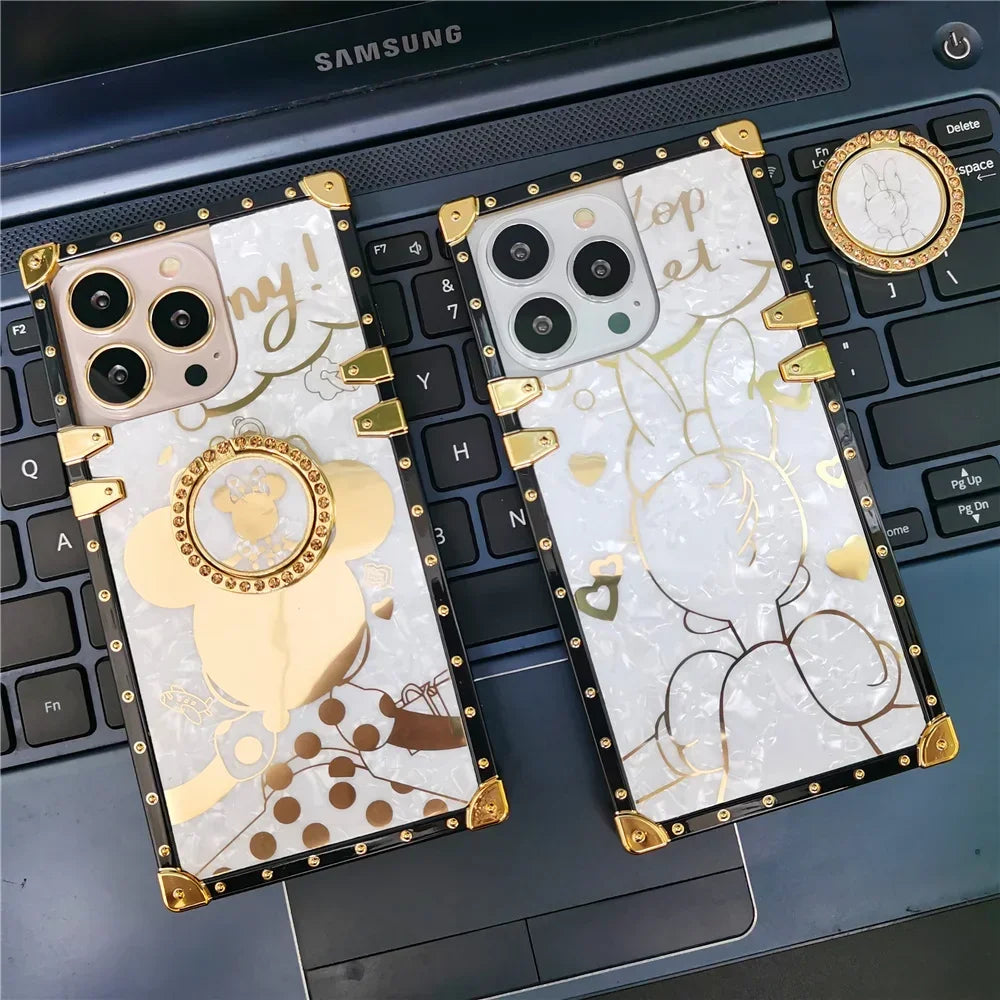Gold Plating Duck Mouse Bling iPhone Case - Vélanoworld
