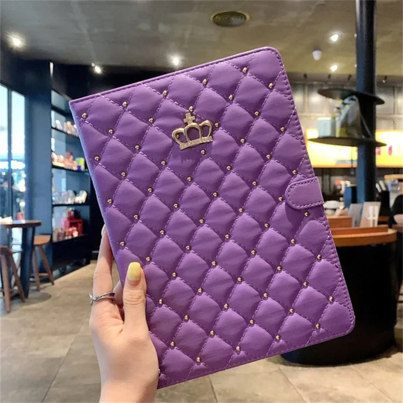 Luxury Crown Bling Diamond Case for iPad - Vélanoworld