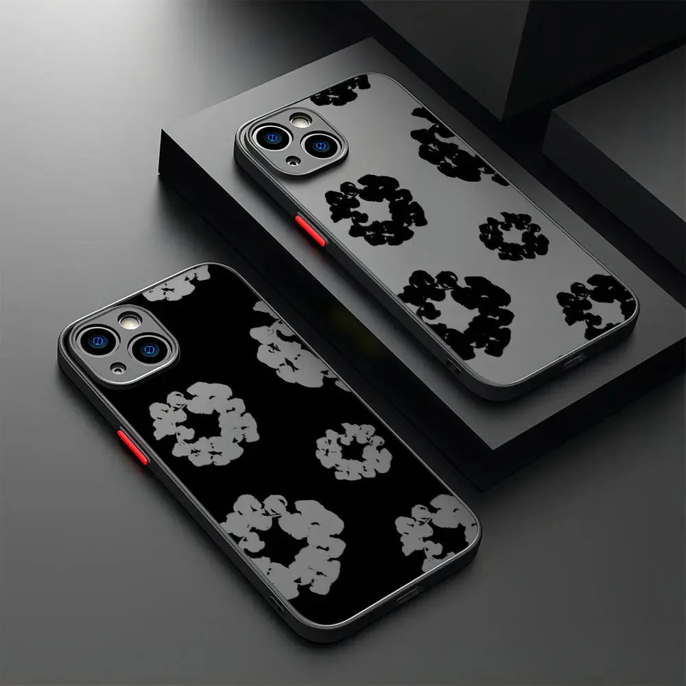 Denim Tears Style Matte iPhone Case - Vélanoworld